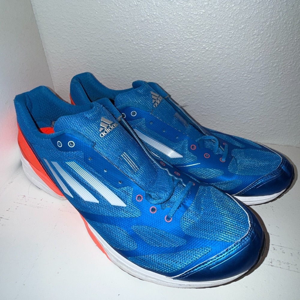 Adidas Adizero Feather 2 Sz 13 Mens Blue‎ Sprint Running